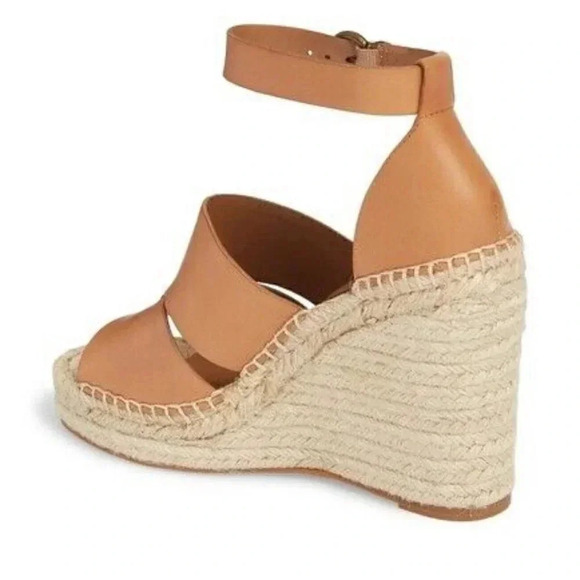 Treasure & Bond Size 11Cognac Brown Sannibel Espadrille Platform Wedges NEW! - Picture 2 of 6